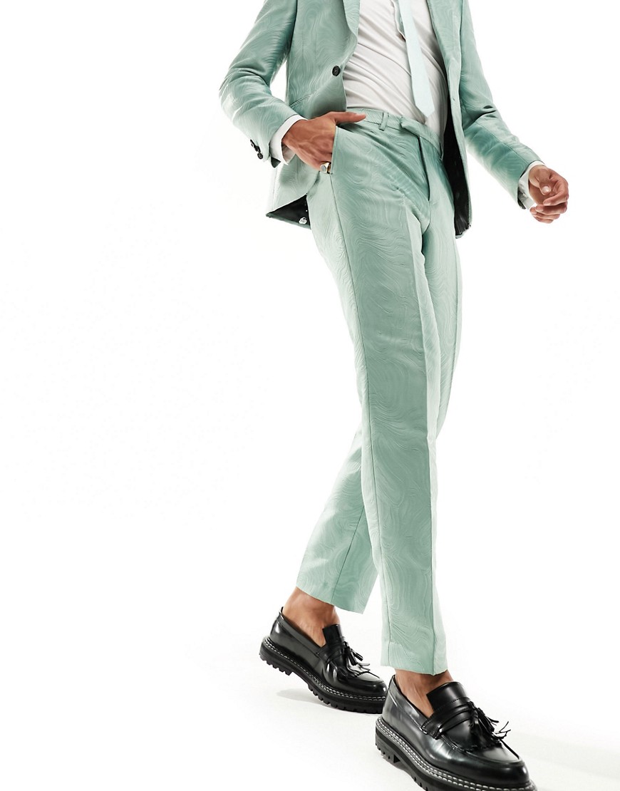 Twisted Tailor gordimer suit trousers in sage green