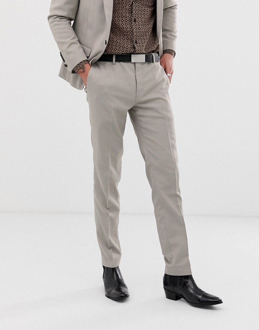 Twisted Tailor Hemmingway super skinny suit trousers in grey