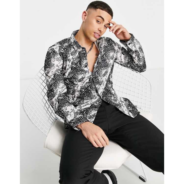 asos snakeskin shirt