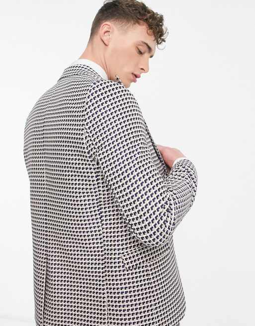 ASOS DESIGN houndstooth blazer