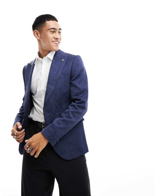 Twisted Tailor - Makowski - Colbert in donkerblauw