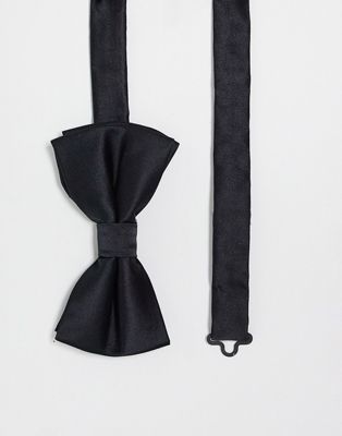 Twisted Tailor bow tie in black - ASOS Price Checker