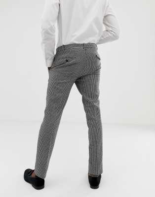 De Ultra Motif À Pantalon Twisted de Pied Costume poule Tailor Slim AxPpqf6