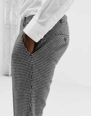 De Ultra Motif À Pantalon Twisted de Pied Costume poule Tailor Slim AxPpqf6