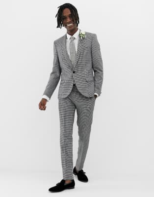 De Ultra Motif À Pantalon Twisted de Pied Costume poule Tailor Slim AxPpqf6