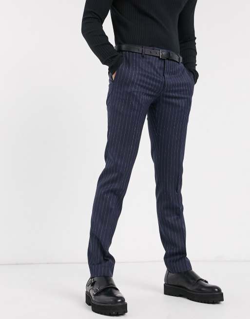 Twisted Tailor - Abito gessato blu navy, 3 di 3
