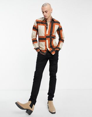 Twisted Tailor platini shirt in multi - ASOS Price Checker