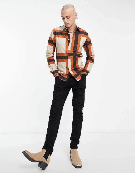 Twisted Tailor platini shirt in multi