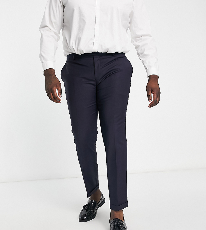 Twisted Tailor Plus Buscot Suit Pants In Navy