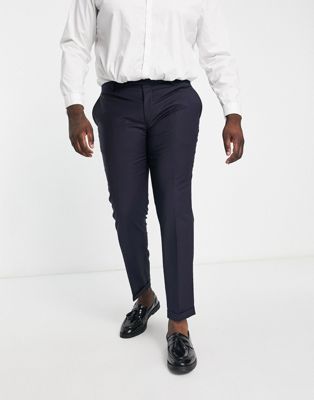 Twisted Tailor Plus buscot suit trousers in navy