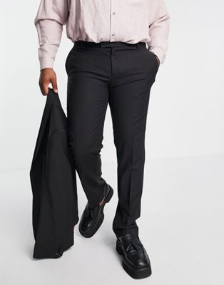 Twisted Tailor Plus ellroy skinny fit suit trouser in black