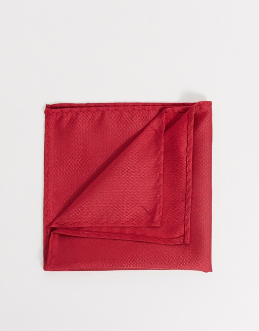 Twisted Tailor pocket square in red