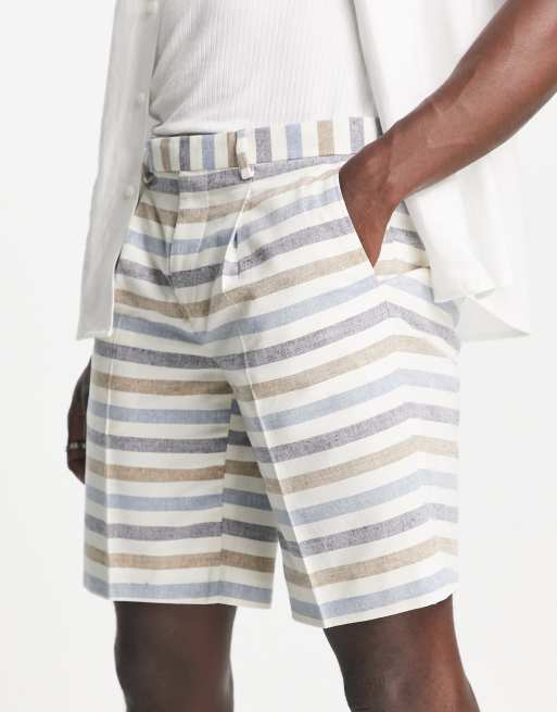 Pantaloncini adidas righe orizzontali hot sale