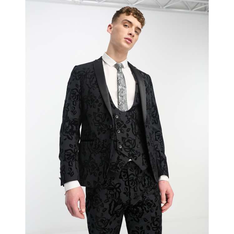 Black lace suit clearance jacket