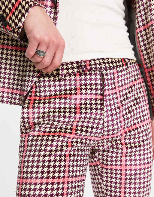 Houndstooth best sale skinny pants