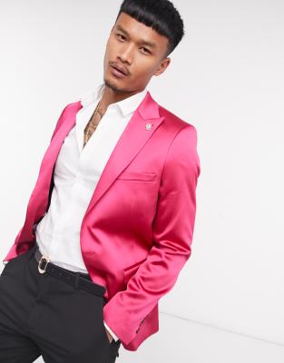 hot pink suit jacket