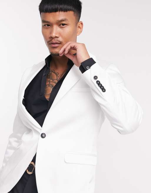 Winter white shop suit jacket