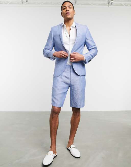 Linen jacket and on sale shorts