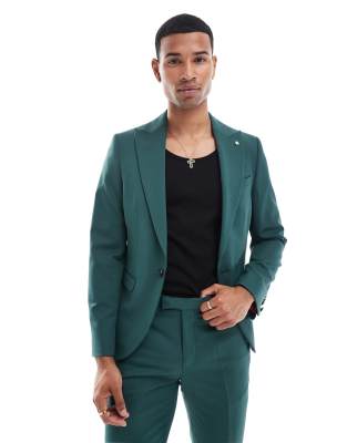 Twisted Tailor Twisted Tailor suit jacket in dark green