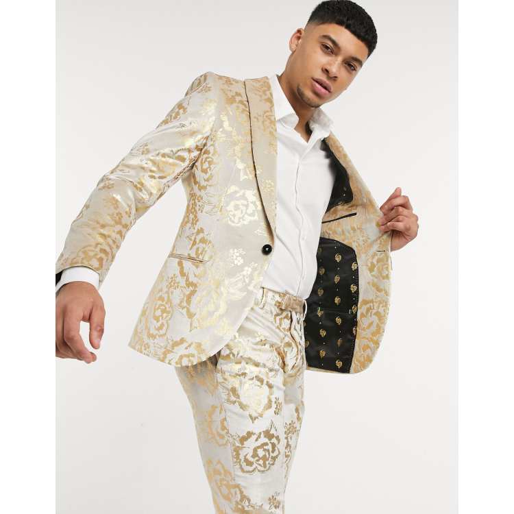 Flower Flock Tailored Blouson - Ready to Wear