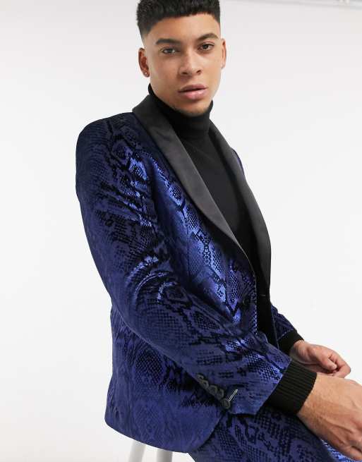 Metallic on sale tuxedo jacket