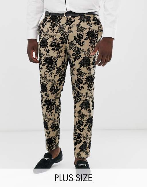 Twisted Tailor super skinny suit with floral flocking, 2 of 2