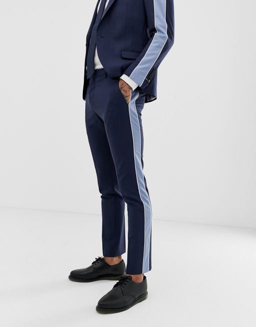 stripe suit pants