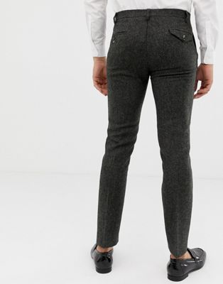 skinny fit tailored trousers