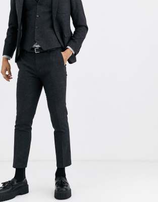 tapered suit trousers