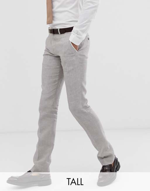 Twisted Tailor Tall – Leinenanzug in Stone, 2 von 2