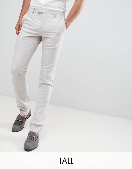 Twisted Tailor Tall – Superenger Hochzeitsanzug in Grau, 2 von 2