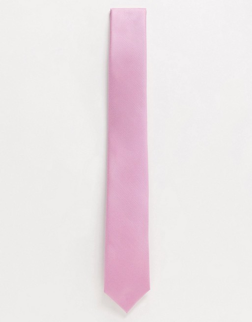 Twisted Tailor tie in light pink