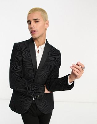 Twisted Tailor torrance suit jacket in black - ASOS Price Checker