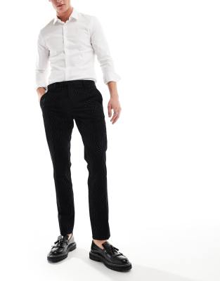 Twisted Tailor Torrance Suit Pants In Black