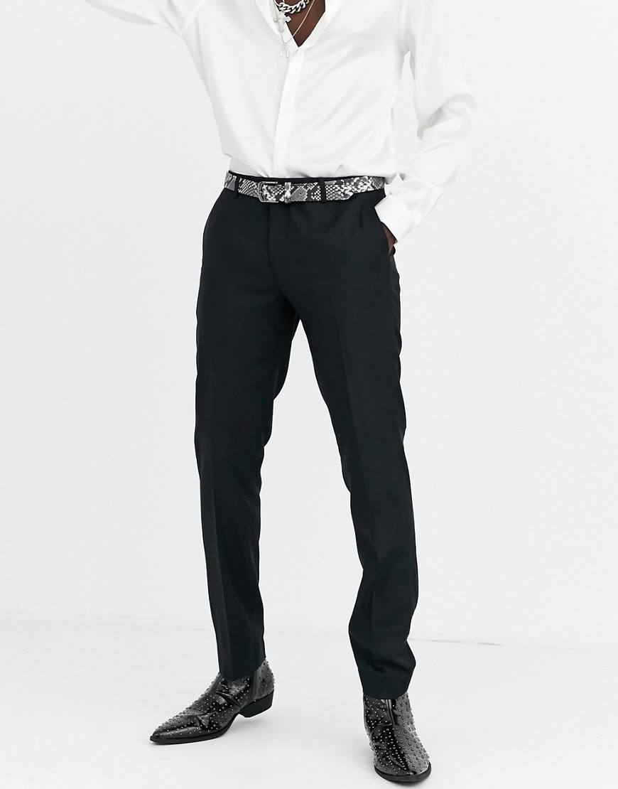 Twisted Tailor Tuxedo Pants In Black