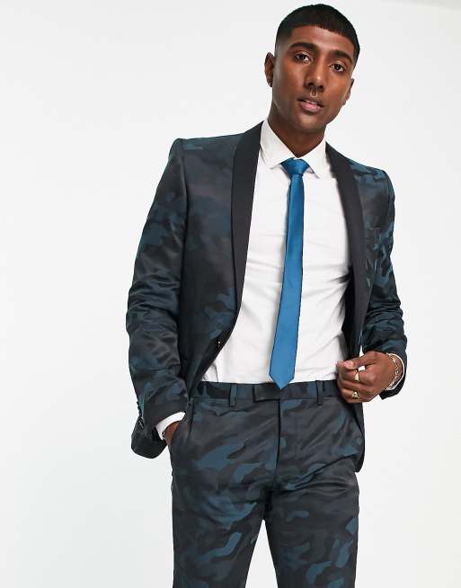 Black camo outlet tuxedo jacket