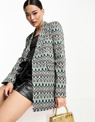 Twisted Tailor bonded lace suit jacket in multi - ASOS Price Checker