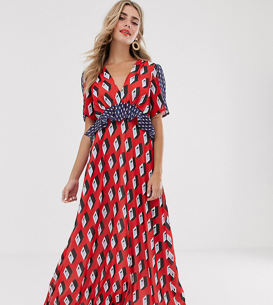 Twisted Wunder - Halflange jurk met print-Multi
