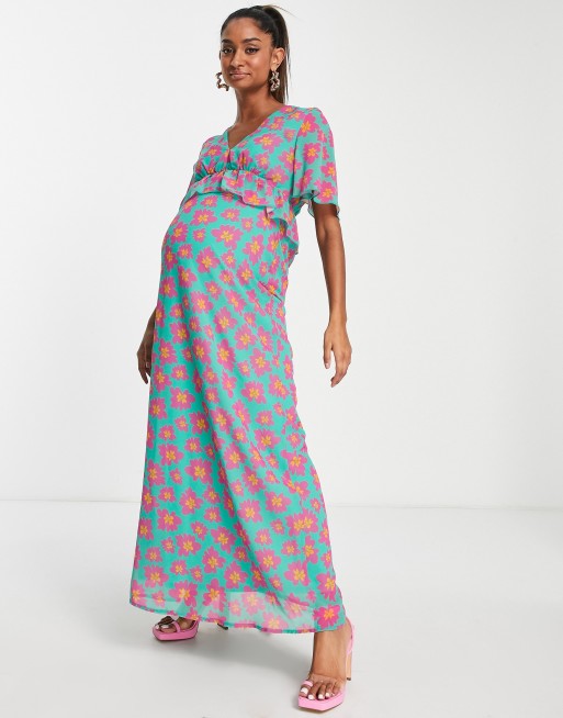 Asos store maternity maxi