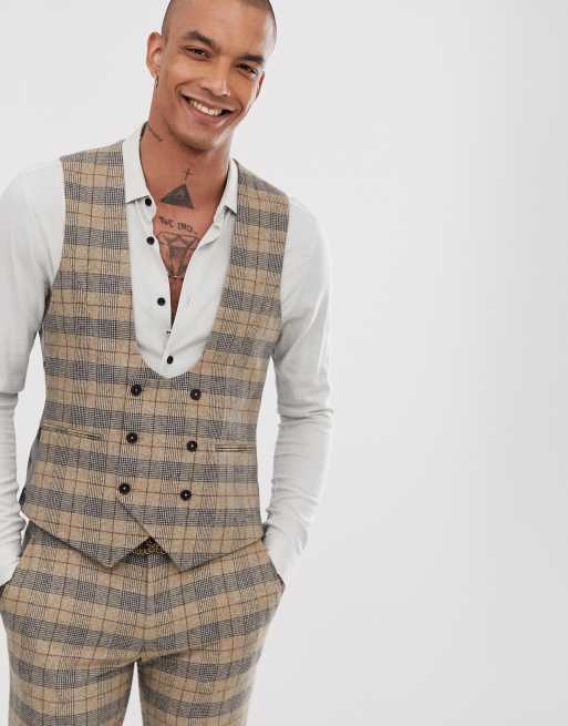 Twisted Tailor – Sehr enger Anzug mit traditionellem Karomuster und Kettendetail, 4 von 4