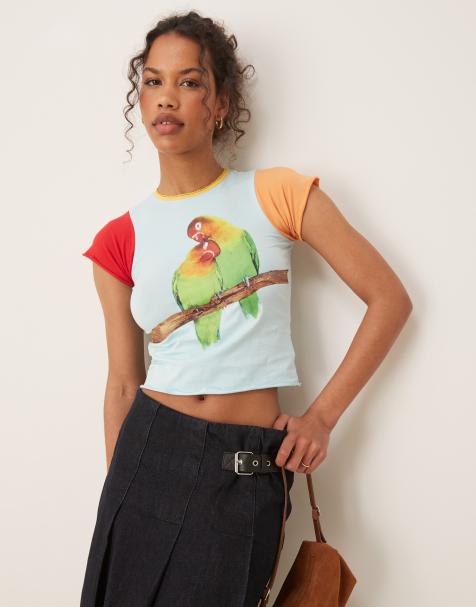 Tyler McGillivary lovebird baby t-shirt in multi - view 1