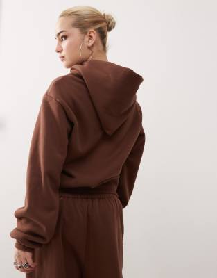 Tyler Mcgillivary Mushroom Print Hoodie In Brown