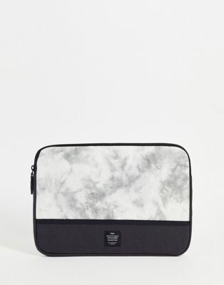 Typo 13 inch laptop case in grey tie dye