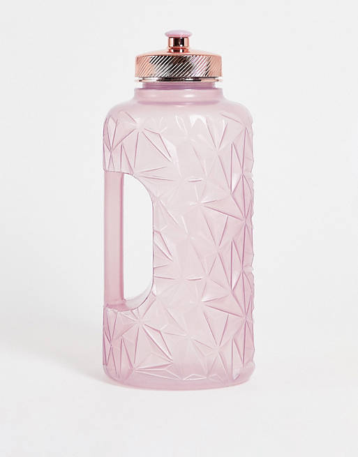 asos.com | Typo 1.8 litre faceted water bottle in pink