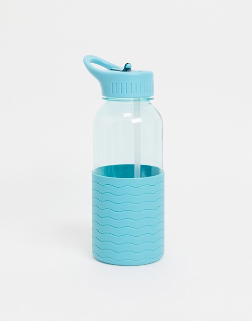 Typo 1L water bottle in blue