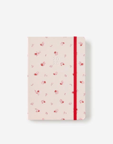 TYPO 2026 a5 daily hard metro diary in pink - view 1