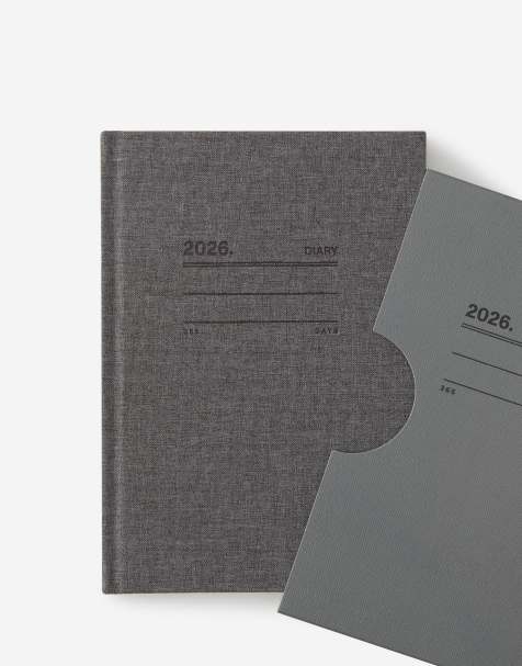 TYPO 2026 loft a5 weekly diary in black - view 1