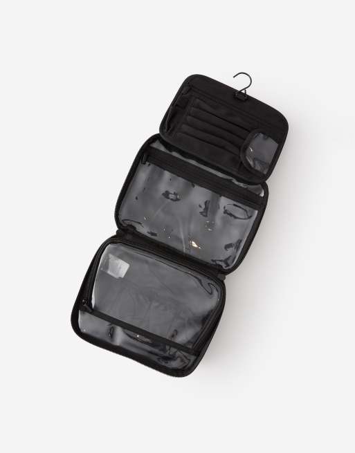 TYPO 3 fold hanging cos case pu in black | ASOS