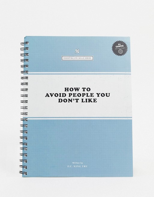 Typo A4 how to avoid people notebook