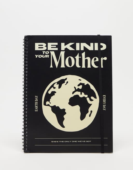 Typo - A4-notesbog med 'Mother Earth'-slogan